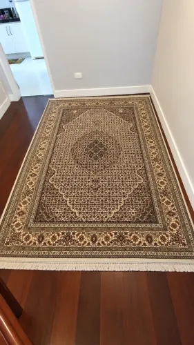 Tapete oriental Tabriz Mahi de origem indiana - Casa Júlio Tapetes Orientais
