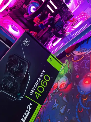 Rtx 4060 8GB idral para jogos , streaming E Edição