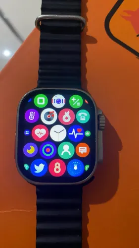 Smartwatch Ultra + 7 Pulseiras + Carregador 