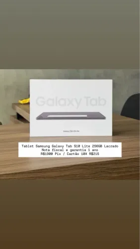 S10 Lite 256GB Lacrado - Nota fiscal e garantia 1 ano
