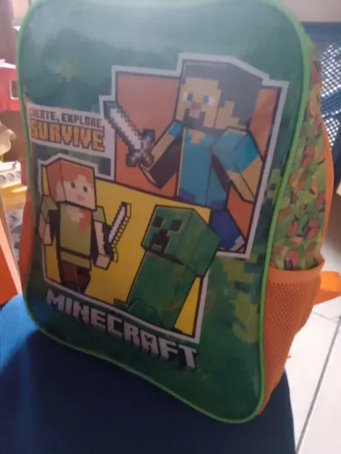 Mochila costas Minecraft 