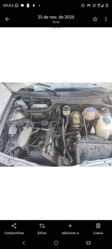 Motor e câmbio AP 2.0 Santana 2002