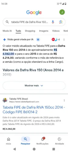 Somente a venda