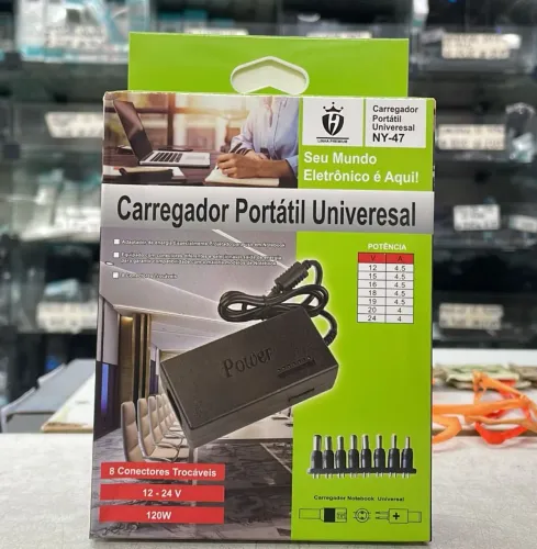 Fonte carregador universal para notebook