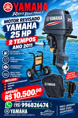 Motor de barco Yamaha 25 Hp