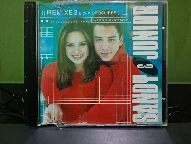 Cd Sandy e Junior sucessos Remixes e videos