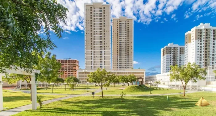 Apartamento para venda novo, nunca habitado, com 3 quarto(s) sendo 1 suíte, com vista impa
