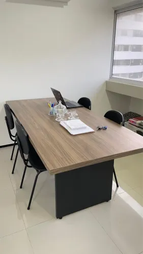 Mesa de reunião 1 metro 