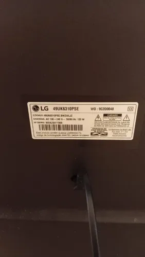 LG 49 polegadas - com defeito na imagem