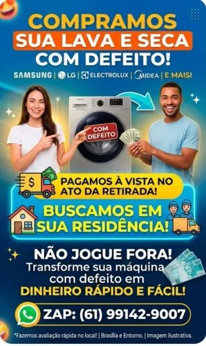 Lava e seca deu problema agente compra