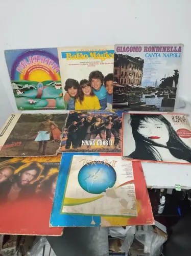 Lote 08 LP Disco de Vinil Pop Rock MPB Coletâneas Filmes