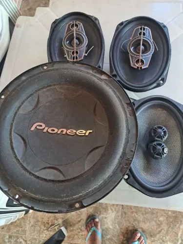 Kit Alto falantes pioneer semi novos