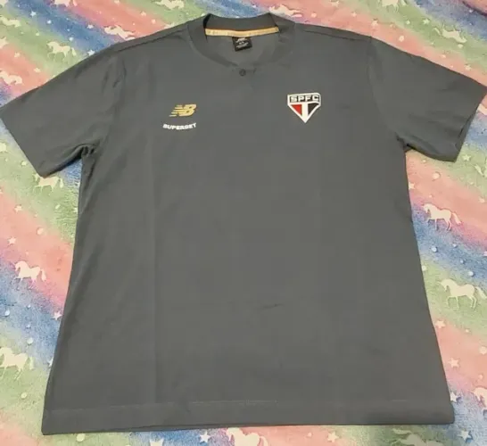 CAMISA SPFC VIAGEM ORIGINAL CINZA G