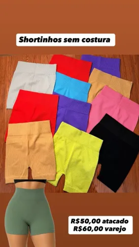 Shortinho sem costura