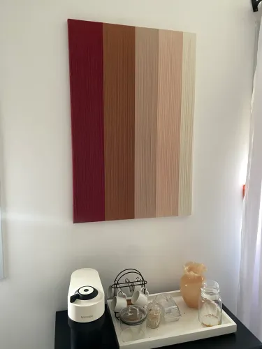 Quadro artesanal de linha - 80x100