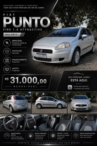 Fiat Punto Attractive 1.4 Fire Flex 8V 5P 2011