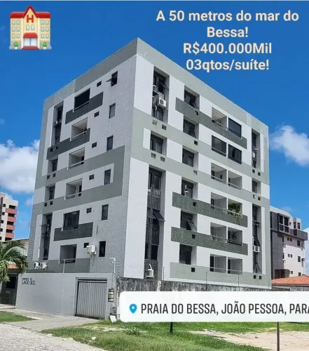 Apartamento à venda no EDF. LAGO SUL, BESSA, João Pessoa, PB