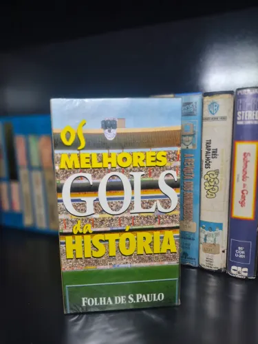 Fita vhs - os melhores gols da história - folha de são paulo (lacrado)