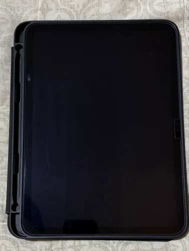 Ipad a16 128gb na garantia com caixa, manuais, case e película