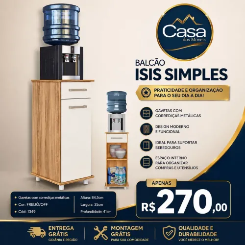 Balcão Isis simples