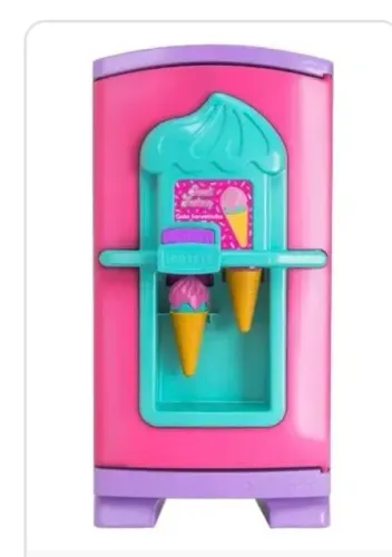 Geladeira de brinquedo faz sorvete de verdade!