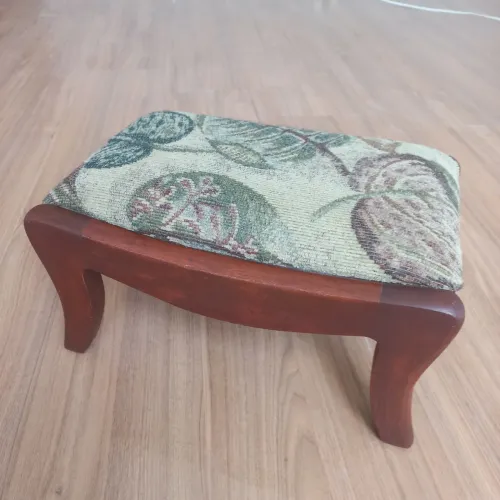 Banqueta apoio p/pés vintage francesa