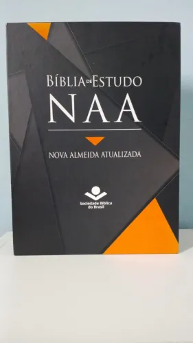 Bíblia De Estudo NAA Tamanho Grande 17X24 + Caixa Ler Descrição