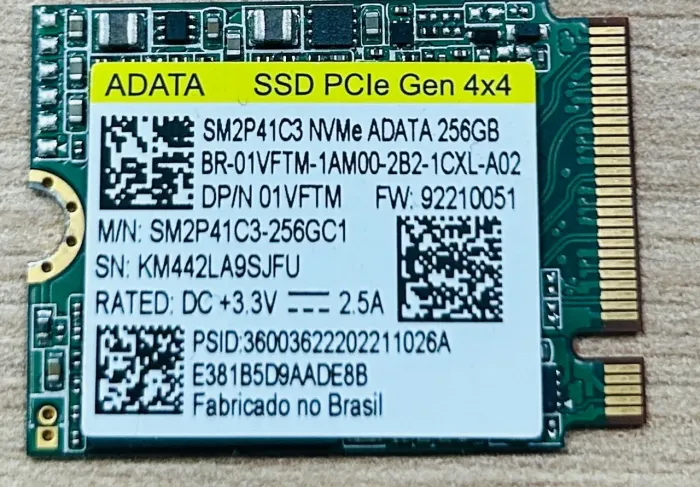 SSD Adata Nvme M.2 256GB