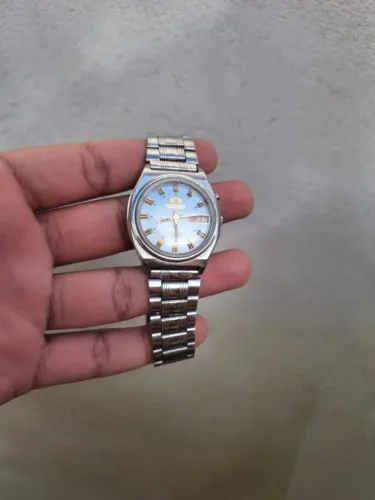 Relógio antigo orient 3 estrelas automático funcionando tudo