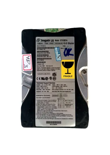 winchester hd SEAGATE U8N ST313021A 13GB HD3
