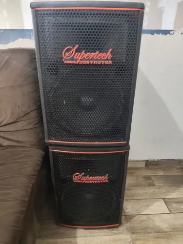3 Caixa supertec Destroyer Aceita Troca em Pedaleira de Guitarra