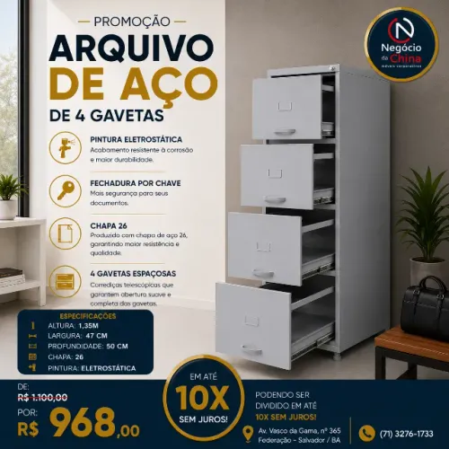 ARQUIVO EM AÇO