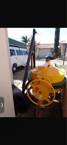 Betoneira com reboque