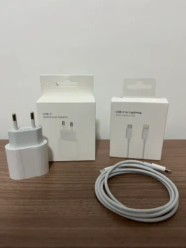 Kit Carregador Para iPhone Fonte 35w + Cabo Usb-c Lightning