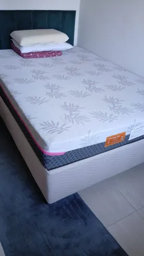 Cama Box + Colchão Viúva