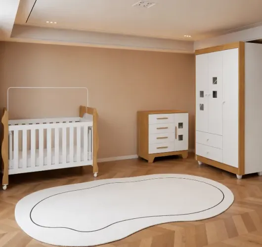 QUARTO COMPLETO EM MDF PARA BEBÊ | NOVO, LACRADO E COM ENTREGA IMEDIATA