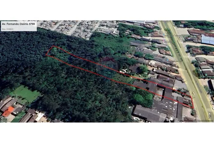 Terreno e Casa Av. Fernando Osório com 6.440m²  Alto Potencial Comercial