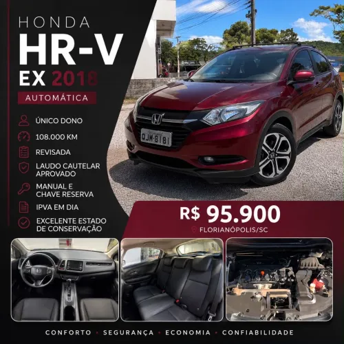 Honda HR-V EX 1.8 Flexone 16V 5P Aut. 2018