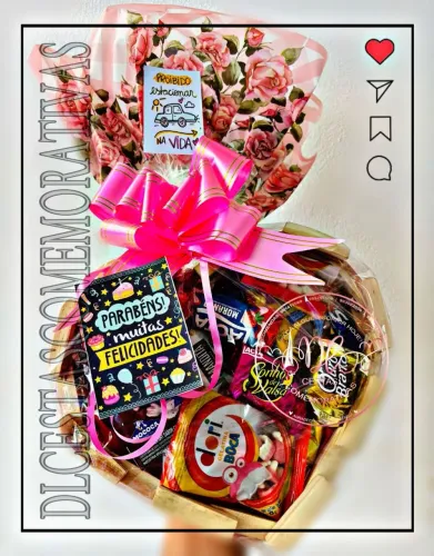 Cestas de chocolate - presente especial