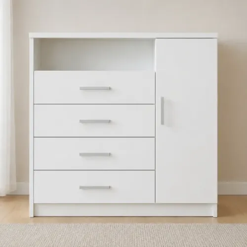 Cômoda com Sapateira Branca 93cm Nova apronta entrega Entrega montada Floripa