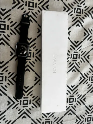 Apple Watch Series 7 de 45mm, com GPS,  Azul / Abyss Blue Sport Band)