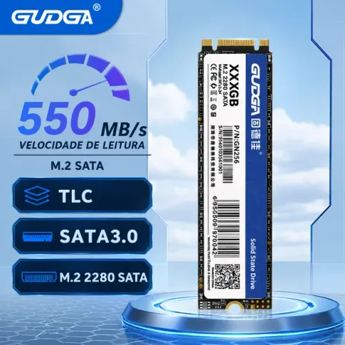 NOVO! SSD 128GB GUDGA SATA M.2