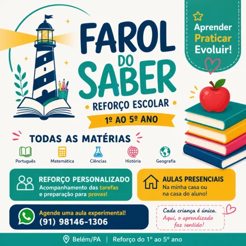 Reforço Escolar de 1º AO 5º ANO