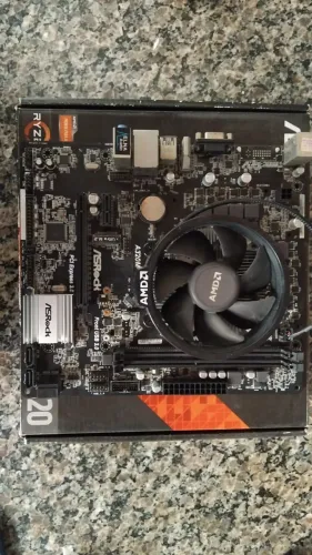 Kit Ryzen 3 3200G + Placa-mãe ASRock A320M-HD