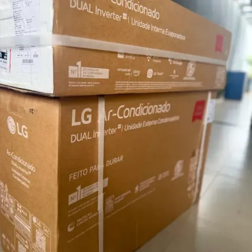 AR CONDICIONADO SPLIT LG 9000 BTUS FRIO DUAL INVERTER VOICE HI HALL 220V