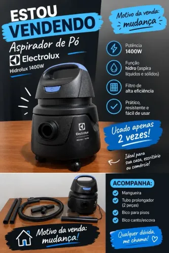 Aspirador de por e agua