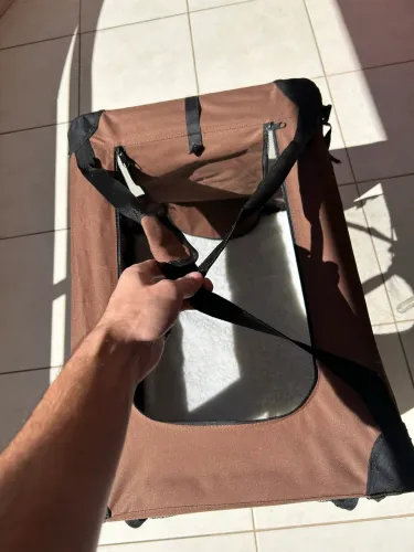 Casinha De Transporte Pet Dobrável Dogfly Carry On Tamanho G