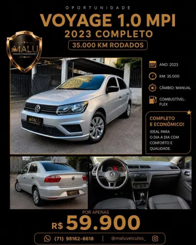 Volkswagen Voyage 1.0 Flex 12V 4P 2023