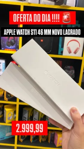 OFERTA Apple Watch series 11 46MM lacrado com garantia apple 1 ano - ate 18x