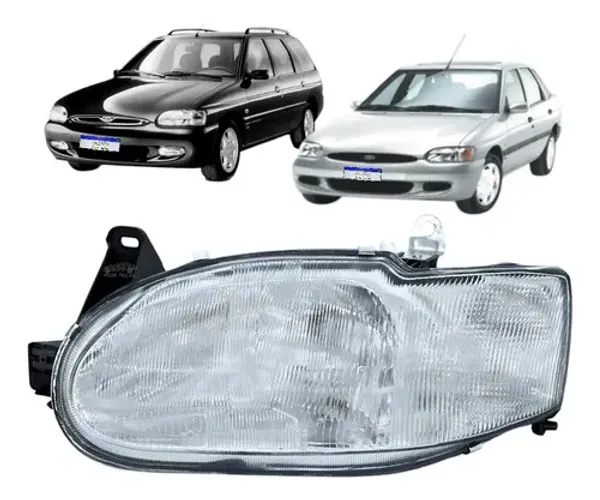 Farol Ford Escort Zetec Perua Sw 1996 97 98 99 00 A 2003 Le Esquerdo/motorista